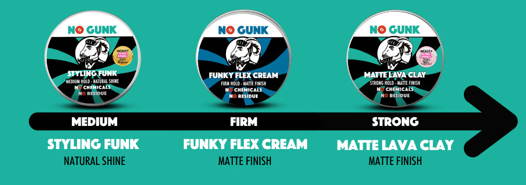 NO GUNK Natural Hair Clay Natural Hair Cream Natural Styling Wax for Curly Straight Wavy Hair Sensitive Scalp